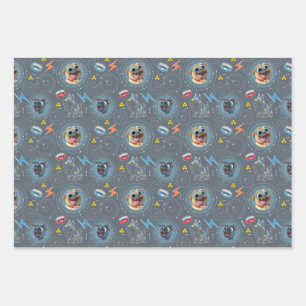 Puppy Dog Pals   Geared for Adventure Pattern Wrapping Paper Sheets