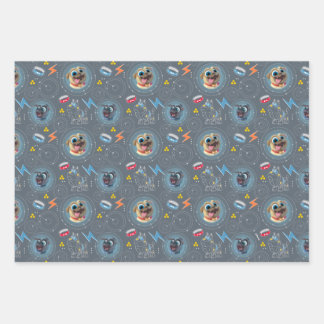 Puppy Dog Pals | Geared for Adventure Pattern Wrapping Paper Sheets