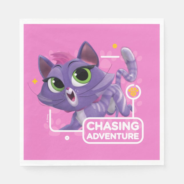 Puppy Dog Pals | Hissy - Chasing Adventure Napkins (Front)