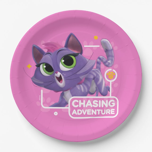 Puppy Dog Pals | Hissy - Chasing Adventure Paper Plates (Front)