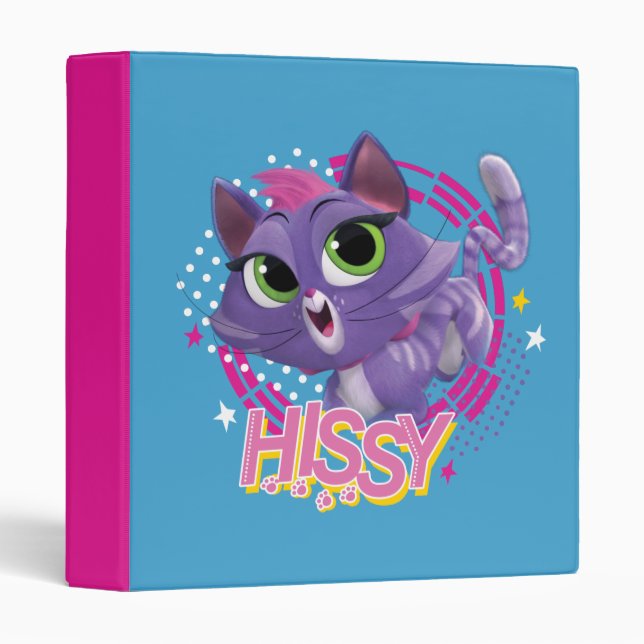 Puppy Dog Pals | Hissy - Cool Kitten 3 Ring Binder (Front/Spine)