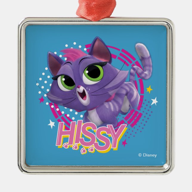 Puppy Dog Pals | Hissy - Cool Kitten Metal Ornament (Front)