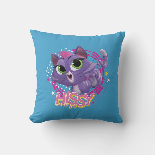 Puppy Dog Pals | Hissy - Cool Kitten Throw Pillow (Front)