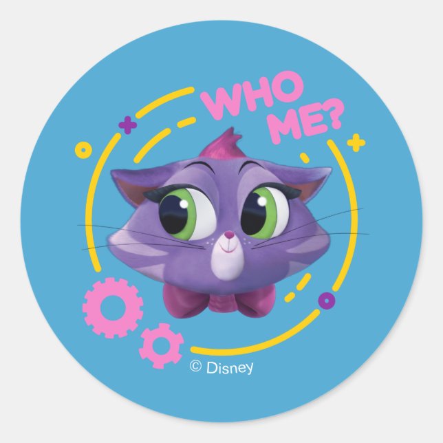 Puppy Dog Pals | Hissy - Who Me? Classic Round Sticker (Front)