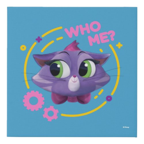 Puppy Dog Pals  Hissy _ Who Me Faux Canvas Print