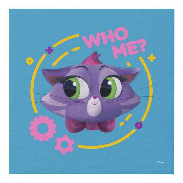 Puppy Dog Pals | Hissy - Who Me? Faux Canvas Print (Front)