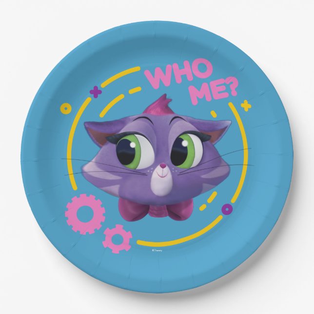 Puppy Dog Pals | Hissy - Who Me? Paper Plates (Front)
