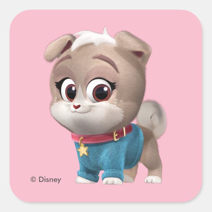 Puppy Dog Pals | Keia Square Sticker | Zazzle