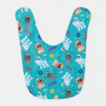 Puppy Dog Pals | OMG LOL Pattern Baby Bib