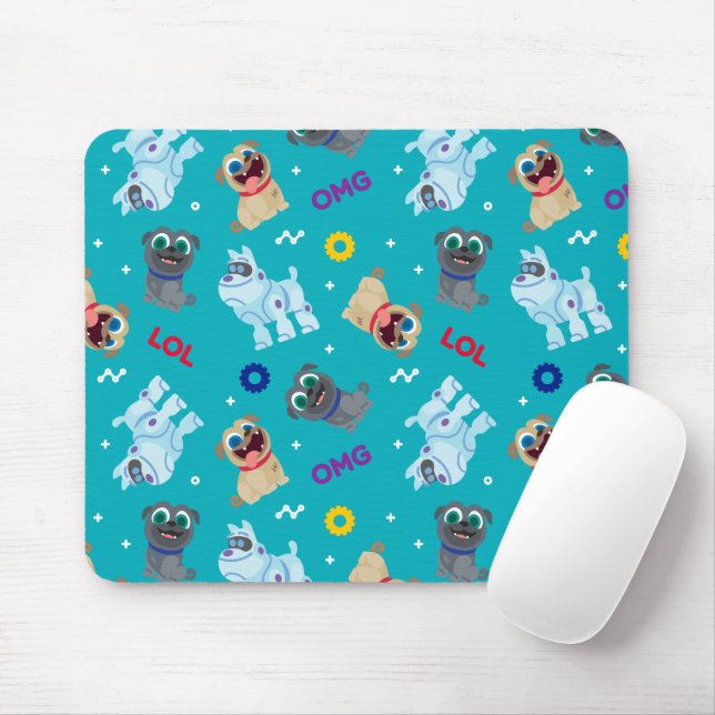 Puppy Dog Pals | OMG LOL Pattern Mouse Pad (With Mouse)