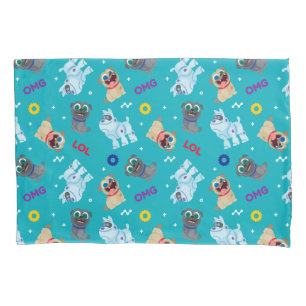 Puppy Dog Pals OMG LOL Pattern Pillow Case