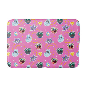 Puppy Dog Pals Pink Pattern Bath Mat