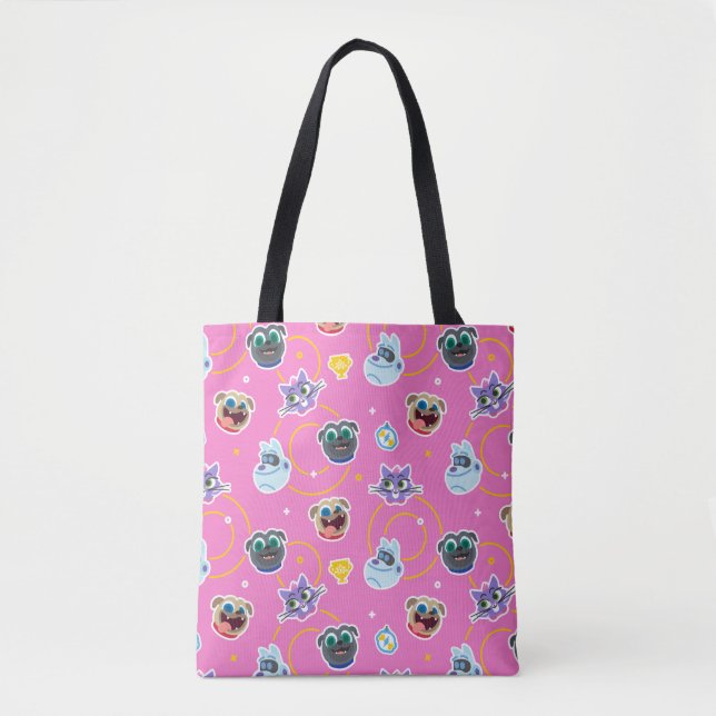 Puppy Dog Pals Pink Pattern Tote Bag (Front)