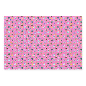 Puppy Dog Pals Pink Pattern Wrapping Paper Sheets