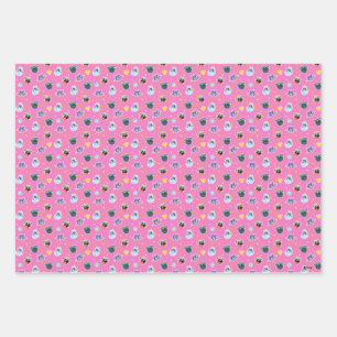 Puppy Dog Pals Pink Pattern Wrapping Paper Sheets