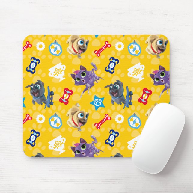 Puppy Dog Pals | Pug Power Pattern Mouse Pad (With Mouse)