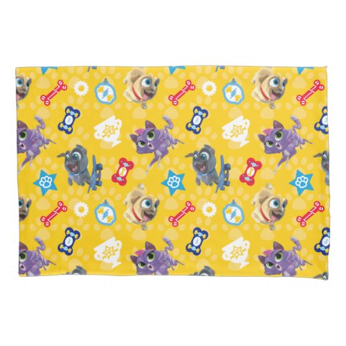 Puppy Dog Pals  Pug Power Pattern Pillow Case