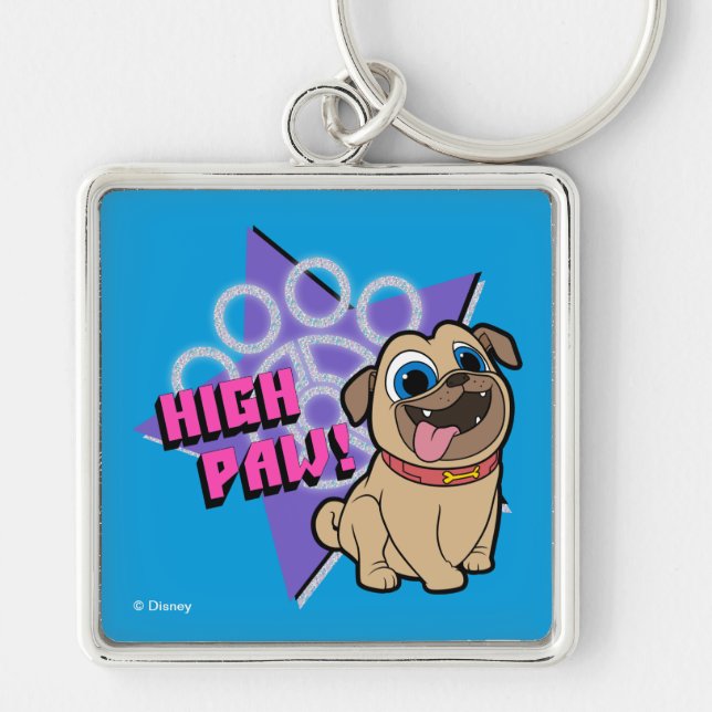 Puppy Dog Pals | Rolly - High Paw Keychain (Front)