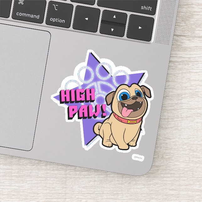 Puppy Dog Pals | Rolly - High Paw Sticker (Detail)