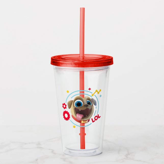 Puppy Dog Pals | Rolly - LOL Acrylic Tumbler (Front)
