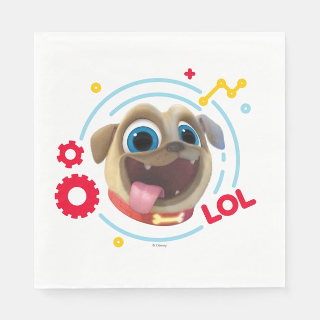 Puppy Dog Pals | Rolly - LOL Napkins (Front)