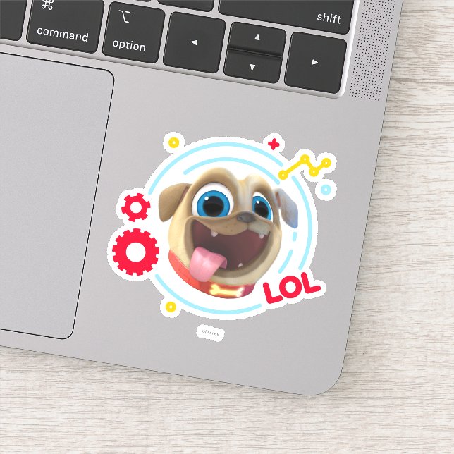 Puppy Dog Pals | Rolly - LOL Sticker (Detail)