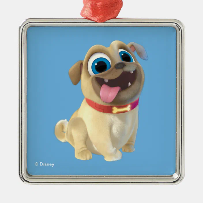 2022 Puppy Dog Pals Christmas Ornament Rollie Puppy Dog Pals | Rolly Metal Ornament | Zazzle.com