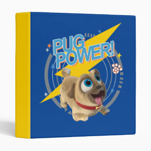Puppy Dog Pals   Rolly - Pug Power 3 Ring Binder