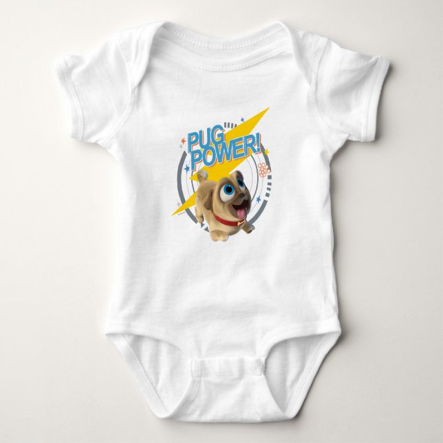 Puppy Dog Pals | Rolly - Pug Power Baby Bodysuit (Front)