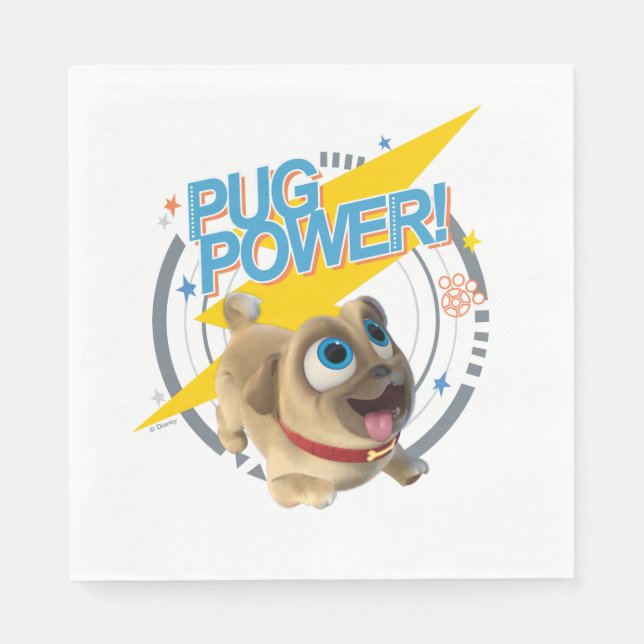 Puppy Dog Pals | Rolly - Pug Power Napkins (Front)