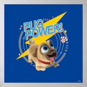 Puppy Dog Pals   Rolly - Pug Power Poster