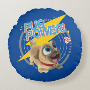 Puppy Dog Pals Rolly - Pug Power Round Pillow