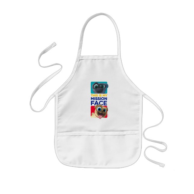 Puppy Dog Pals | This is my Mission Face Kids' Apron (Front)