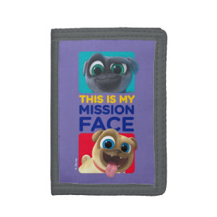 Puppy Dog Pals This is my Mission Face Tri-fold Wallet