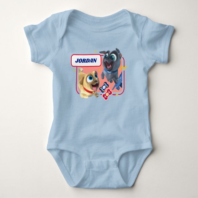 Puppy Dog Pals | Woofin' and Wheelin' Baby Bodysuit (Front)