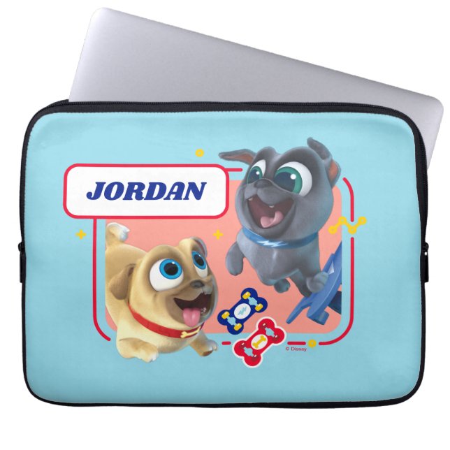 Puppy Dog Pals | Woofin' and Wheelin' Laptop Sleeve (Front)
