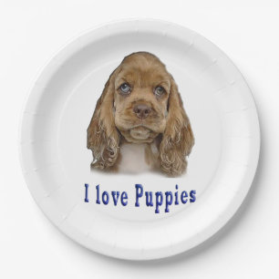 Puppy Dog Paper Plates