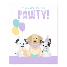 Puppy Dog Pawty Party Theme