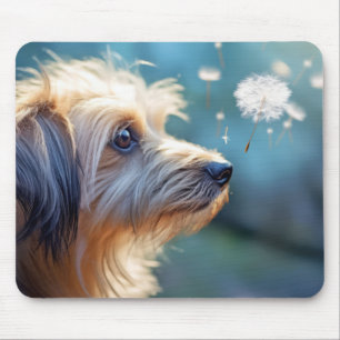 Puppy Dog Pet Animal Tranquil Peaceful  Mouse Pad