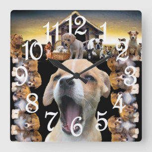 Puppy Dog Pet Owner Gifts Wall Clock