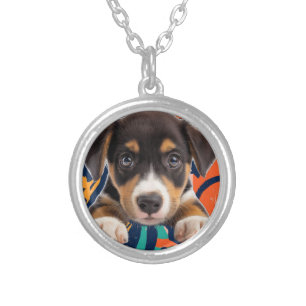 Puppy, Dog,pet Silver Plated Necklace
