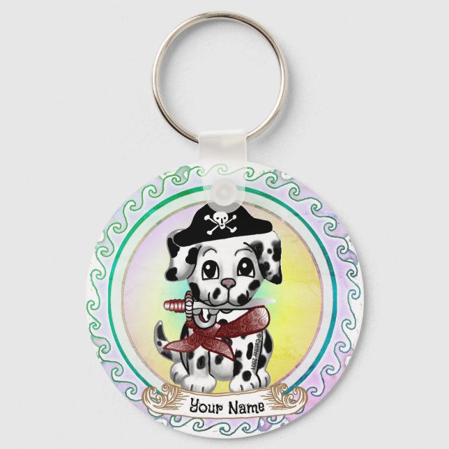 Puppy Dog Pirate  Keychain (Front)