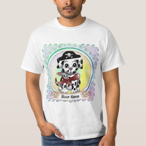 Puppy Dog Pirate  T_Shirt
