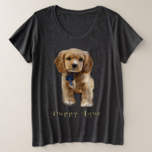 Puppy dog plus size T-Shirt