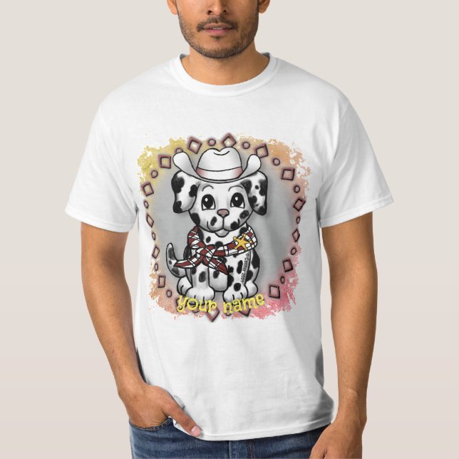 Puppy Dog Sheriff  T-Shirt (Front)