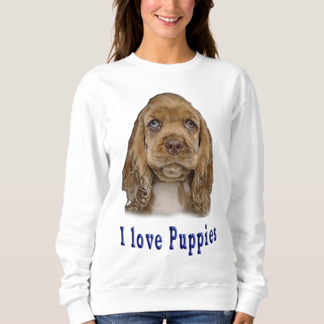 Puppy Dog Sweatshirt (Front)
