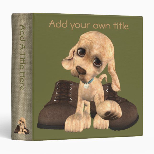 Puppy Dog Tales 1.5" Binder (Front/Spine)
