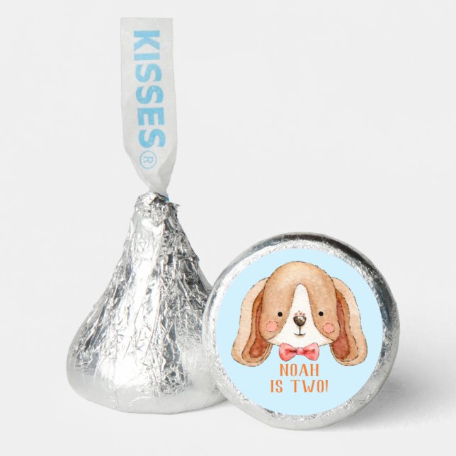 Puppy Dog Themed Birthday Party Candy Favors (Front)