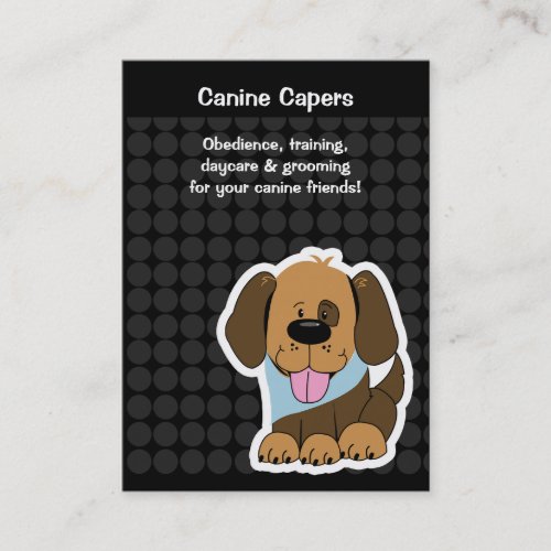 Puppy Dog Training Class Petsitting Pet Sitter Business Card