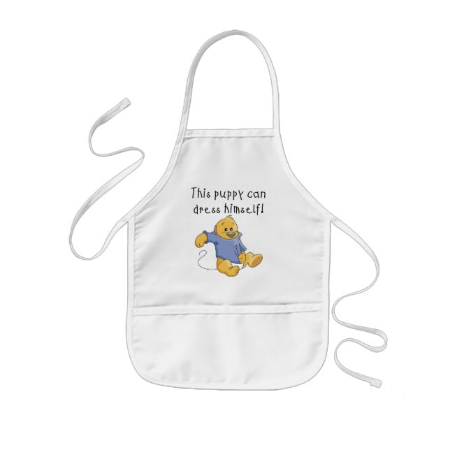 Puppy Dress Up Tshirts and Gifts Kids' Apron (Front)